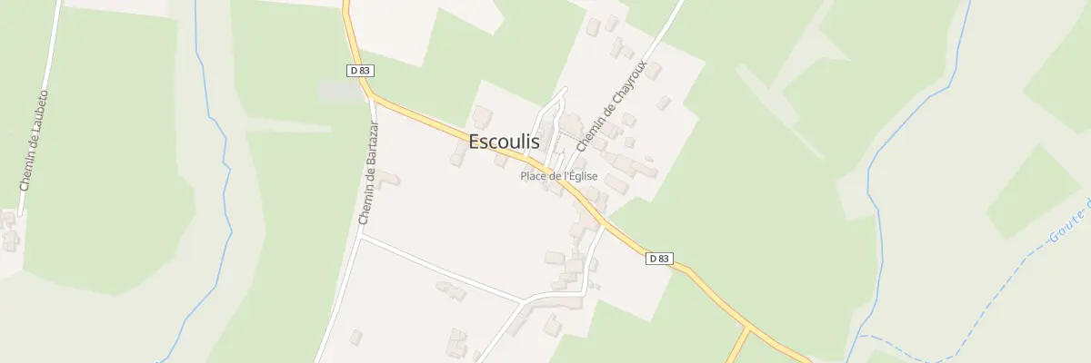 Plan du 25 Escoulis Village à Escoulis