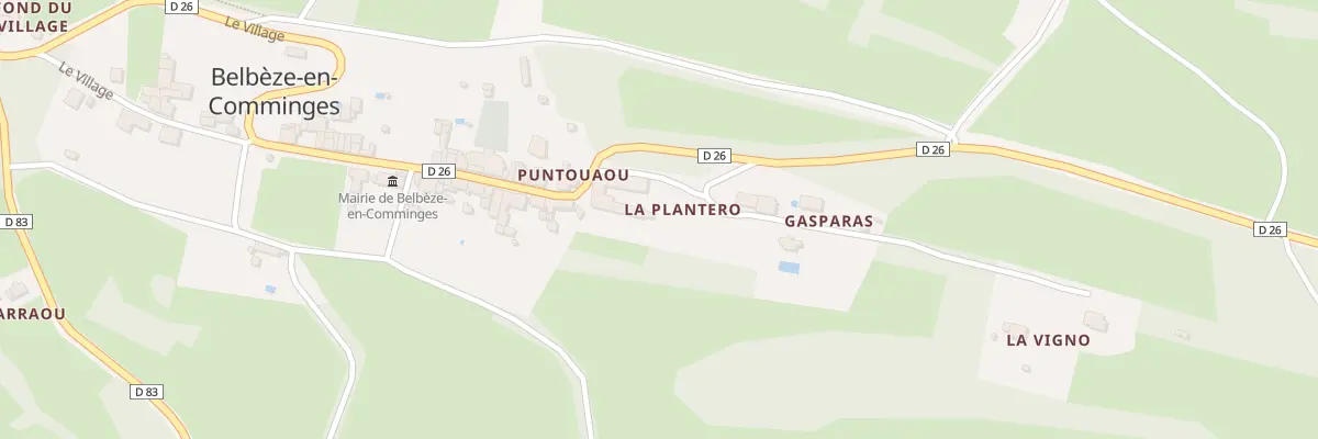 Plan du 57 La Plantero à Belbèze-en-Comminges