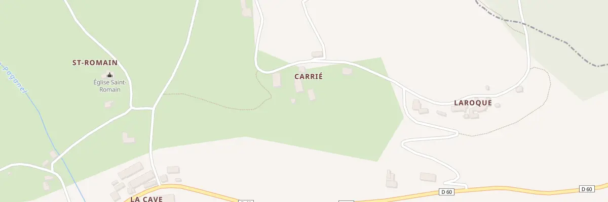 Plan du 5018 Carrie à Fauroux