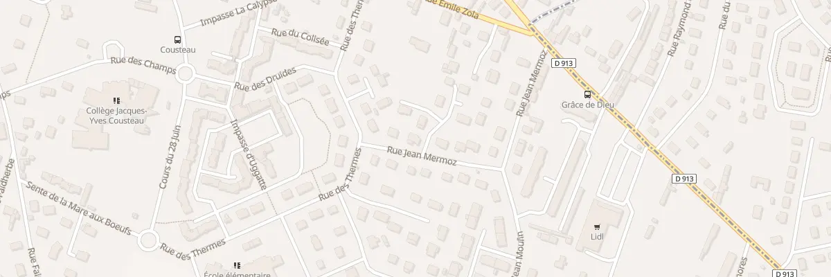 Plan du 104 Rue Jean Mermoz à Caudebec-lès-Elbeuf