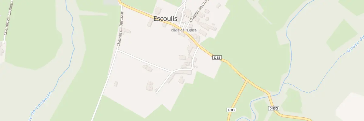 Plan du 9000 Rue des Pierres à Escoulis