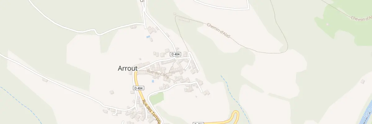 Plan du 40 Arrout à Arrout