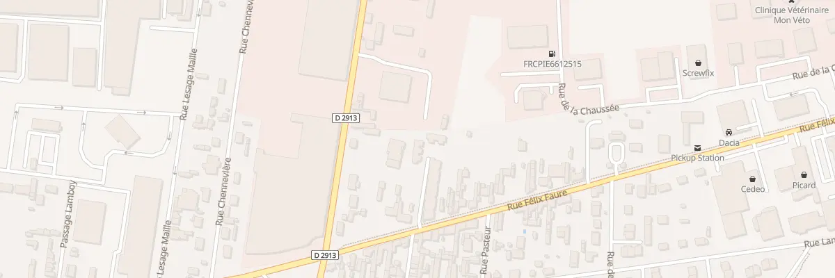 Plan du 630 Rue Félix Faure à Caudebec-lès-Elbeuf