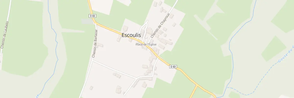 Plan du 23 Escoulis-Village à Escoulis