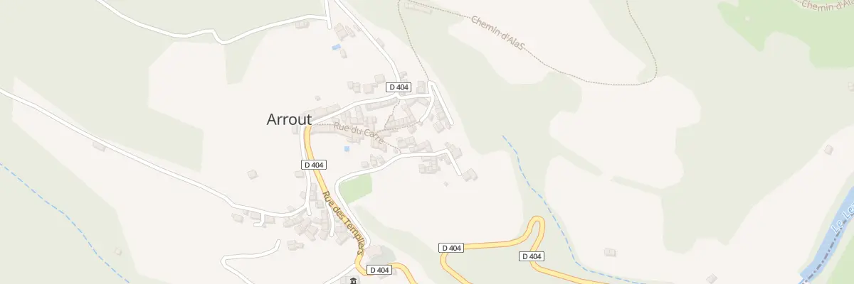 Plan du 7 Rue de Font de la Vielle à Arrout