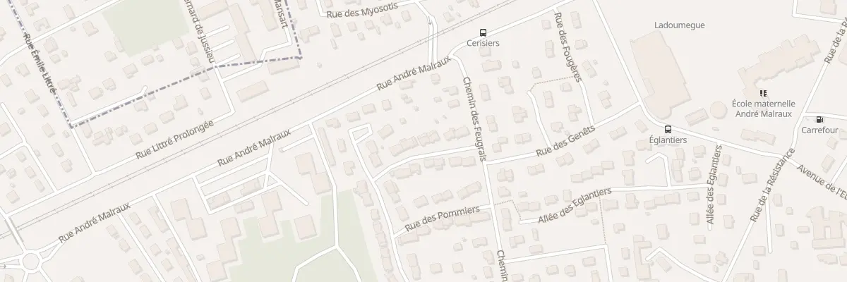 Plan du 8 Rue des Cerisiers à Saint-Aubin-lès-Elbeuf