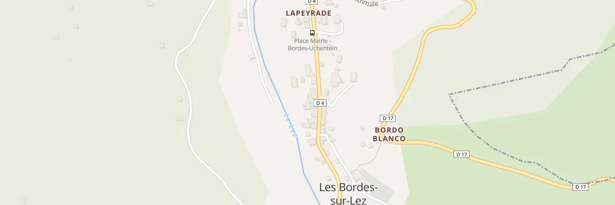 Plan du 87 Le Village Bordes à Bordes-Uchentein