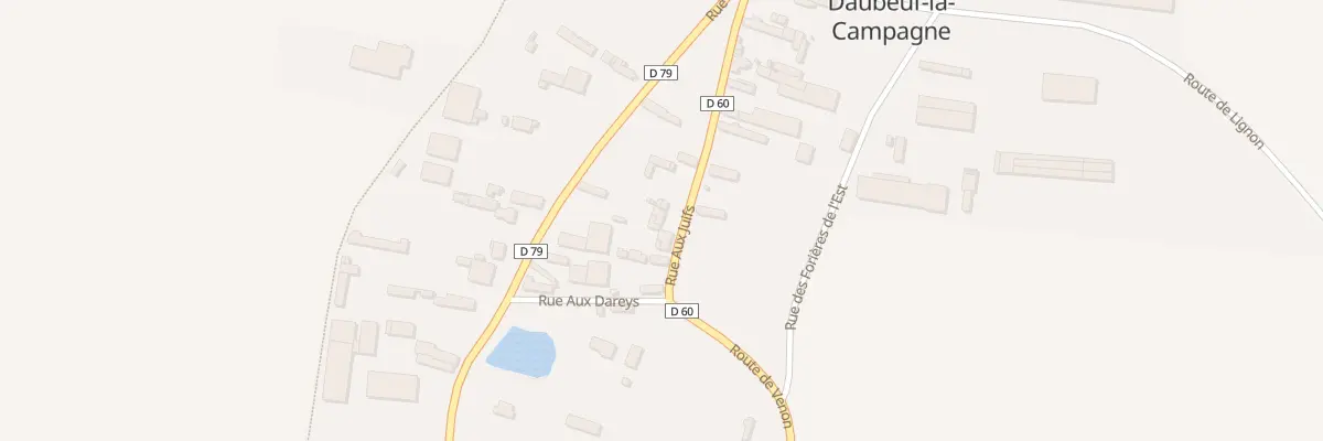 Plan du 9 Rue aux Juifs à Daubeuf-la-Campagne
