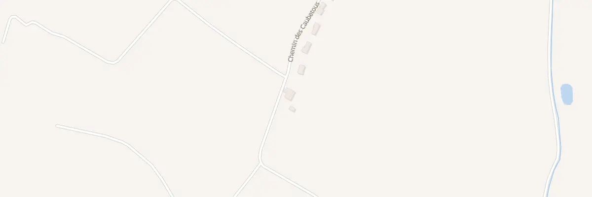 Plan du 1445 Che des Caubétous à Castelmayran