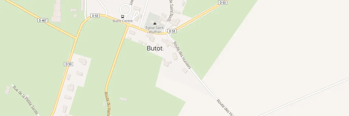 Plan du 4 Rte des Huniers à Butot