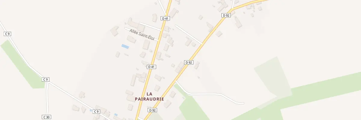 Plan du 9 Rue de la Pairauderie à Saint-Flovier