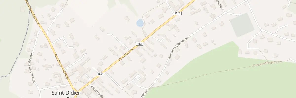 Plan du 16 Rue d’Elbeuf à Saint-Didier-des-Bois