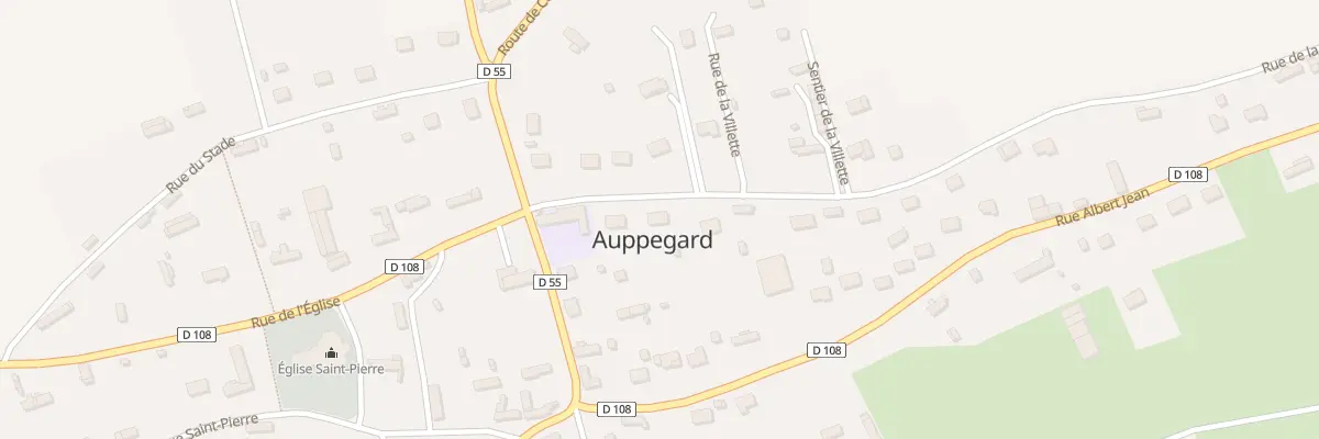 Plan du 92 Rue de la Villette à Auppegard