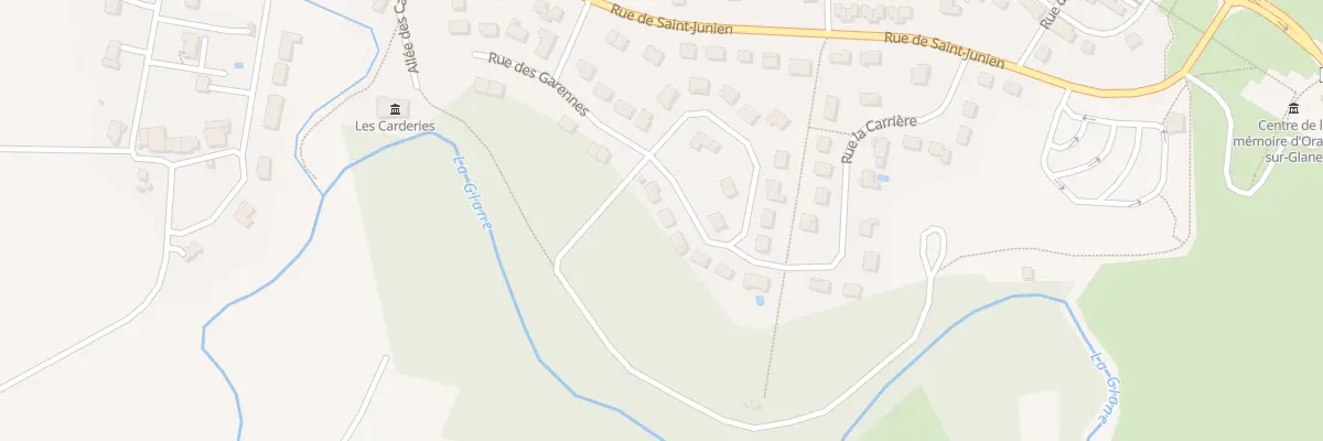 Plan du 32 Rue des Garennes à Oradour-sur-Glane