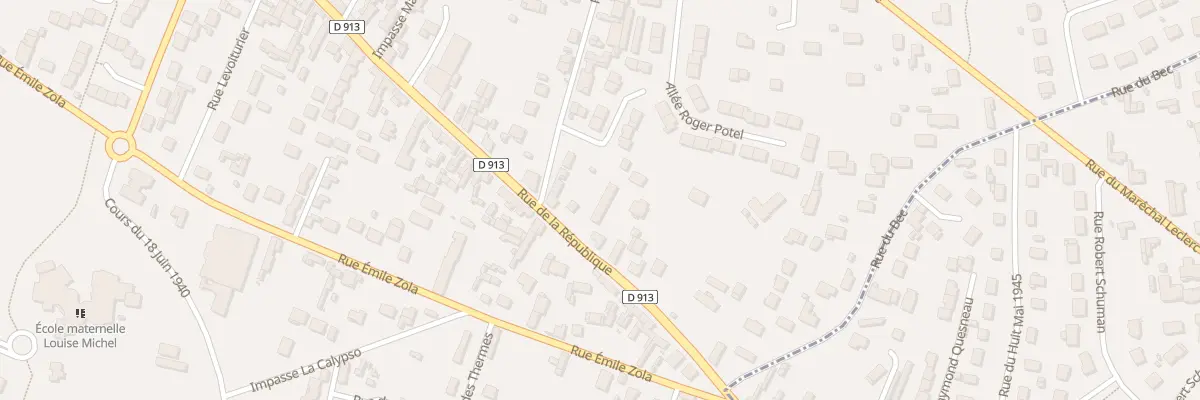 Plan du 12 Rue de la République à Caudebec-lès-Elbeuf