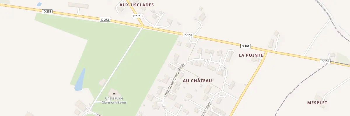 Plan du 264 Chem de Crosa Vielh à Clermont-Savès