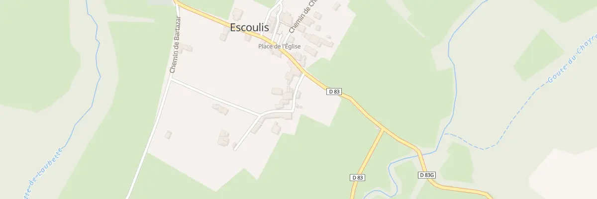 Plan du 1 Rue des Pierres à Escoulis