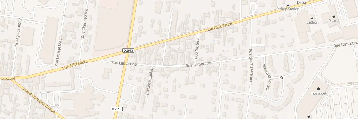 Plan du 540 Rue Lamartine à Caudebec-lès-Elbeuf