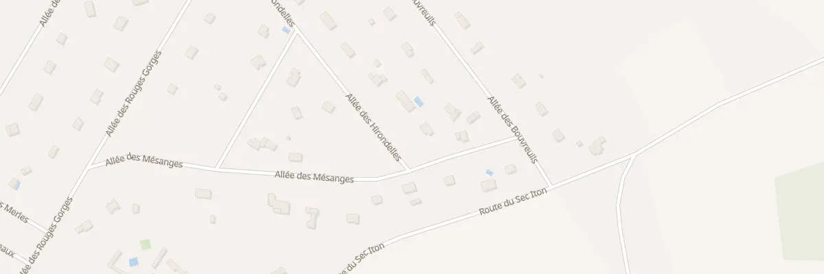 Plan du 43 All des Hirondelles au Val-Doré