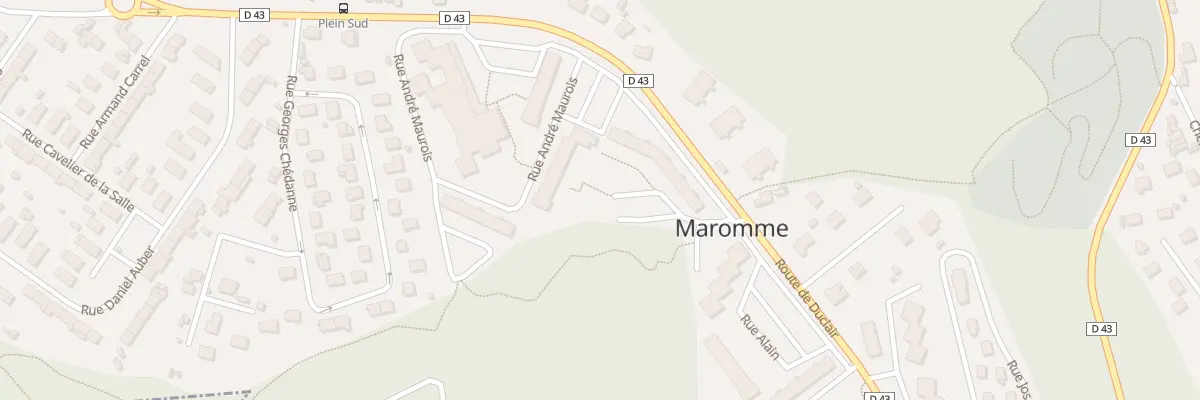 Plan du 16 Rue André Maurois à Maromme