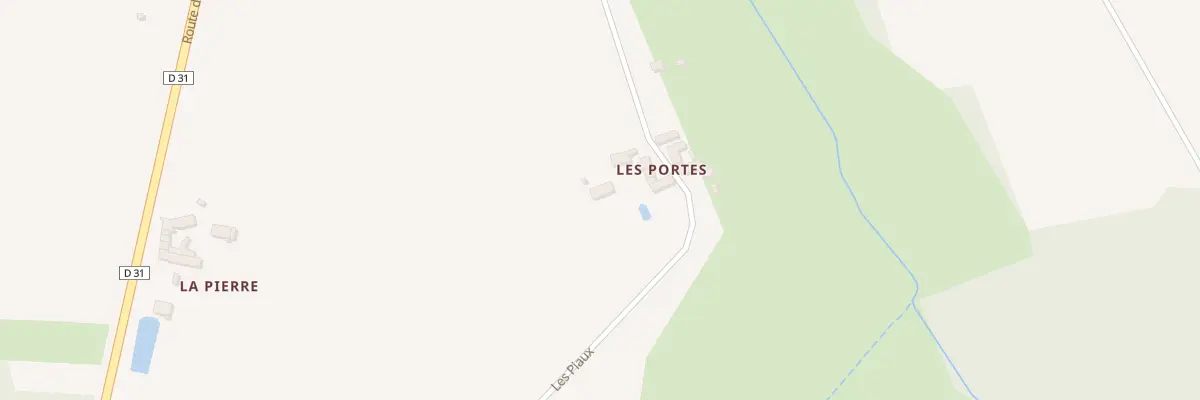 Plan du 220 Les Portes à Saint-Quentin-sur-Indrois