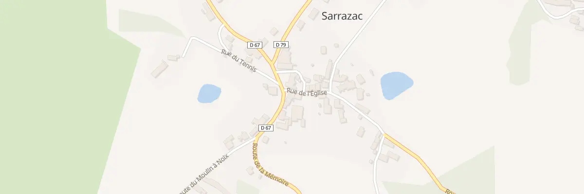Plan du 20 Rue de l’Eglise à Sarrazac
