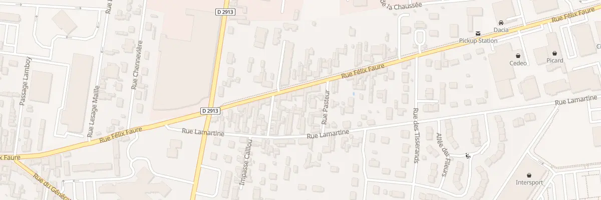 Plan du 597 Rue Félix Faure à Caudebec-lès-Elbeuf