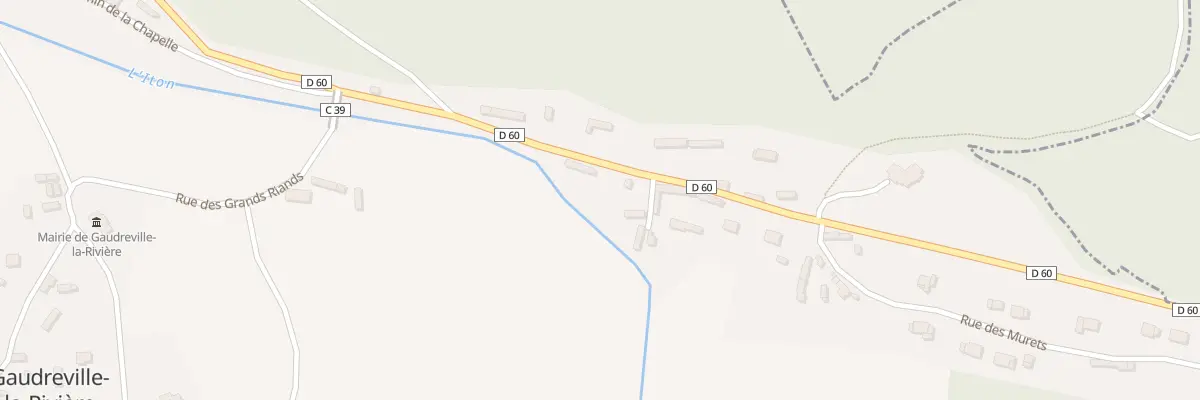 Plan du 4 Rte de la Mairie à Gaudreville-la-Rivière