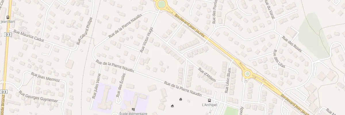 Plan du 90 Rue d’Ahlem à Petit-Couronne