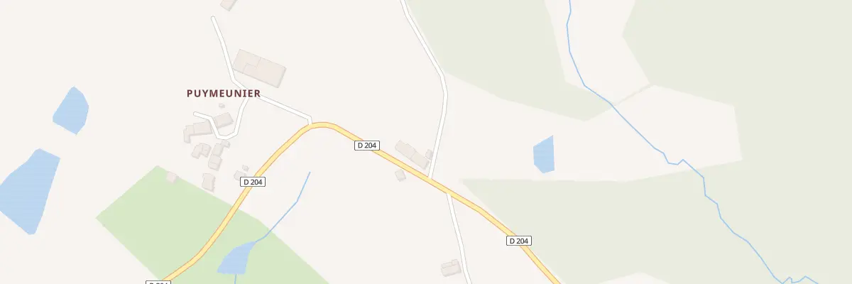 Plan du 2 Puymenier à Cieux