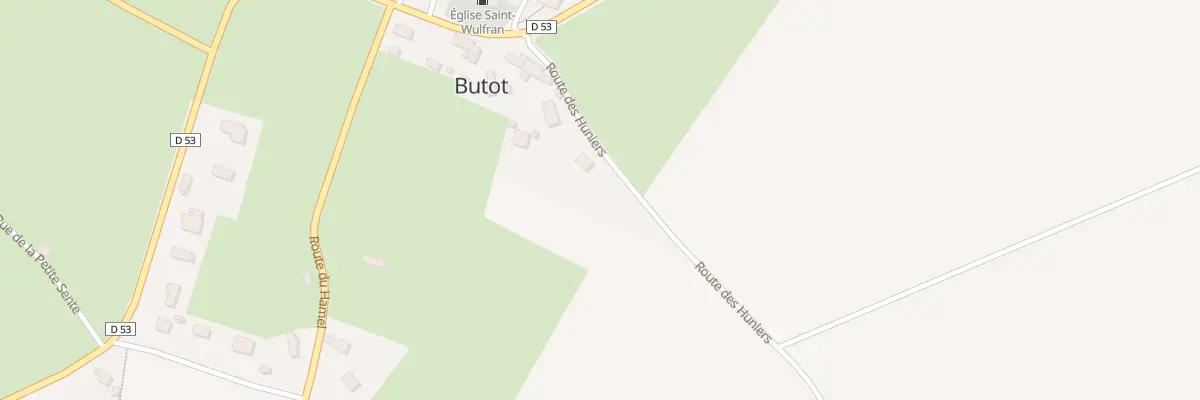 Plan du 8 Rte des Huniers à Butot