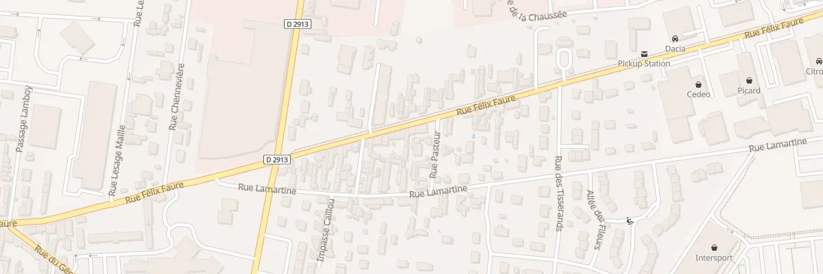 Plan du 583 Rue Félix Faure à Caudebec-lès-Elbeuf