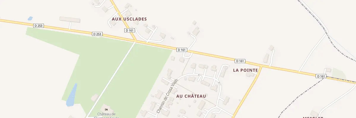 Plan du 5024 Au Chateau à Clermont-Savès