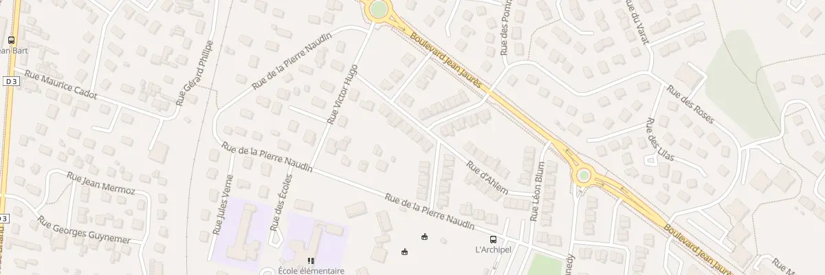 Plan du 94 Rue d’Ahlem à Petit-Couronne