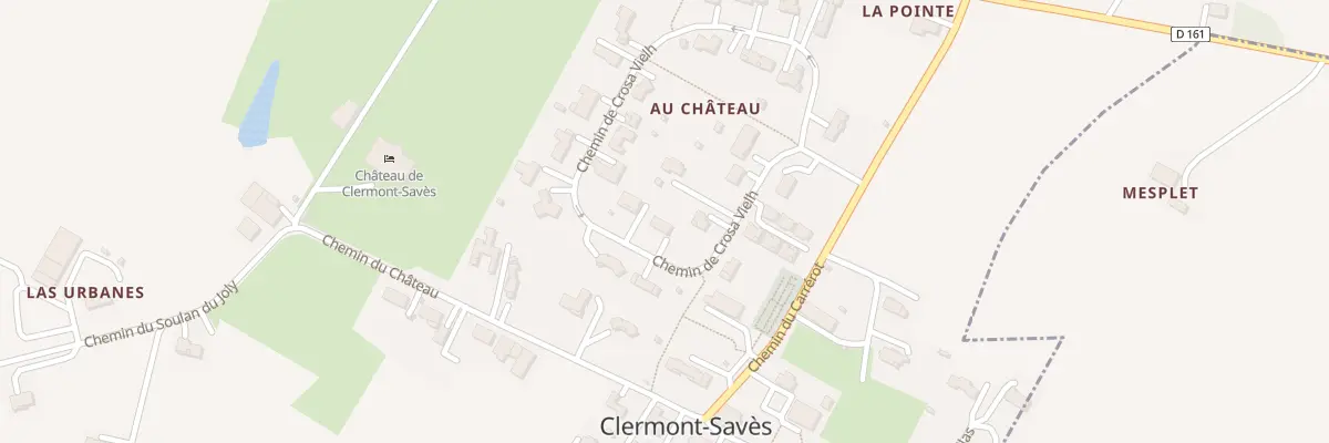 Plan du 473 Chem de Crosa Vielh à Clermont-Savès