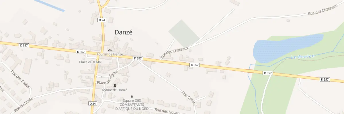 Plan du 21 Rte d’Orléans à Danzé