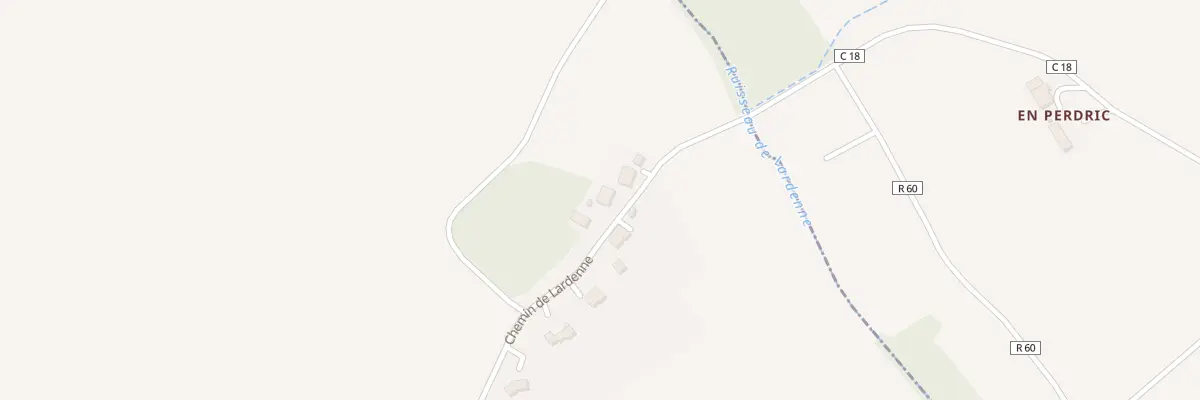 Plan du 546 Che de Lardenne à Beaupuy