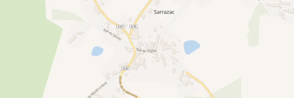 Plan du 45 Rue de l’Eglise à Sarrazac
