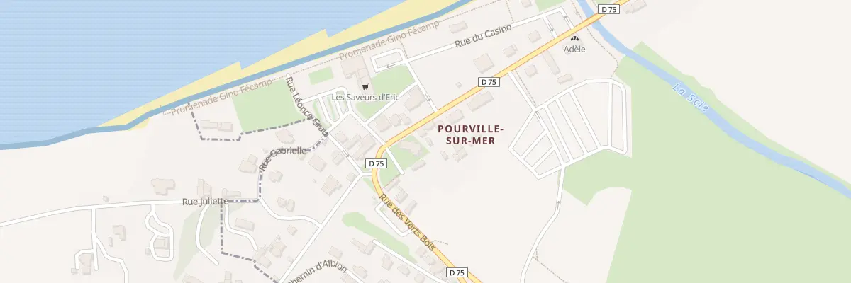 Plan du 76 Rue du 19 Aout 1942 à Hautot-sur-Mer