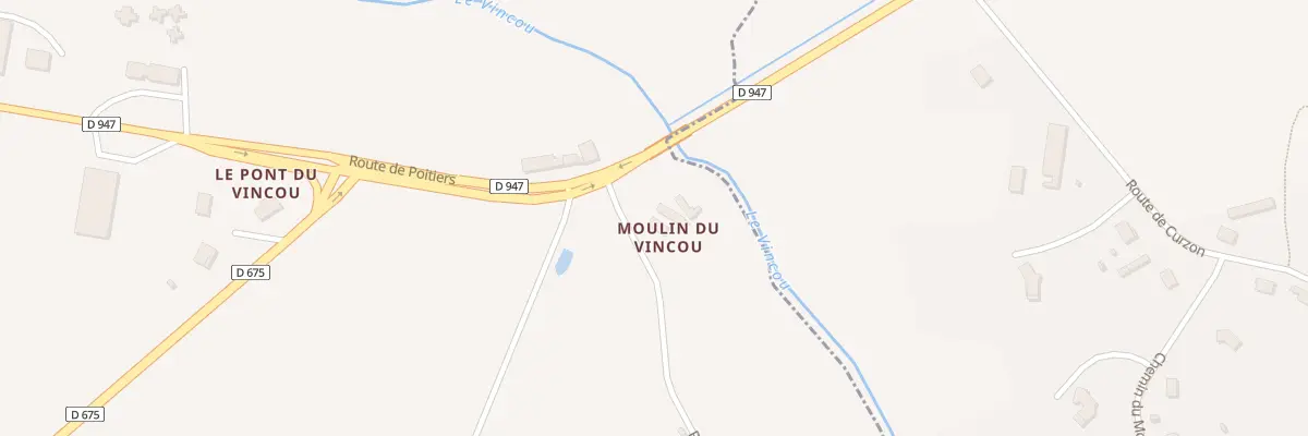 Plan du 5399 Moulin du Vincou à Peyrat-de-Bellac