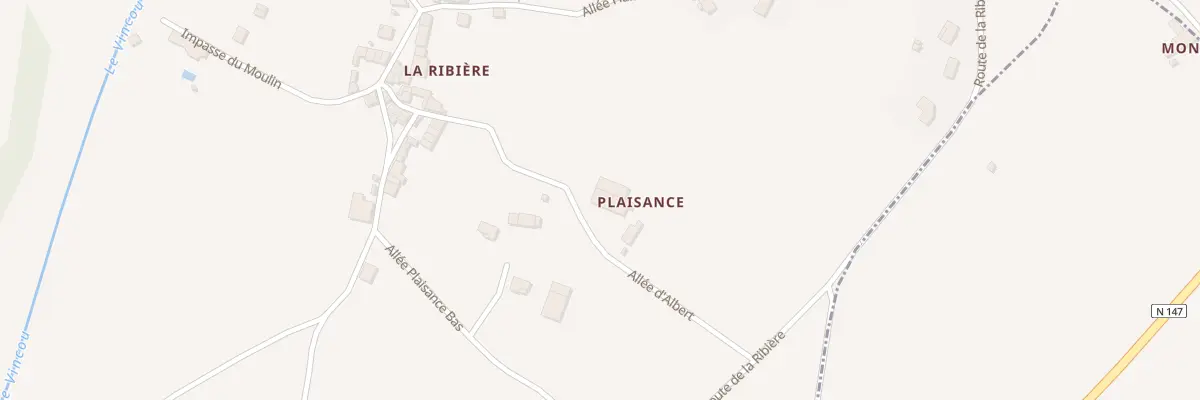 Plan du 6 All Plaisance Bas à Peyrat-de-Bellac