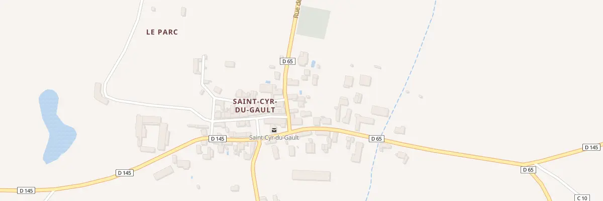 Plan du 6 Rue de la Gatine à Saint-Cyr-du-Gault