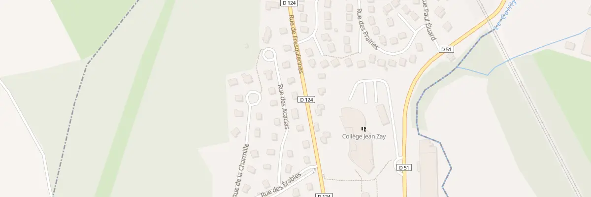 Plan du 10 Rue des Acacias au Houlme