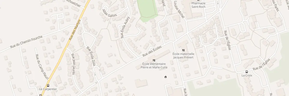 Plan du 617 Rue des Ecoles à Cléon