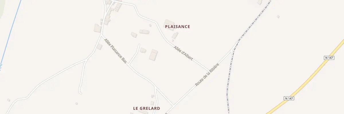 Plan du 4 All Plaisance Bas à Peyrat-de-Bellac