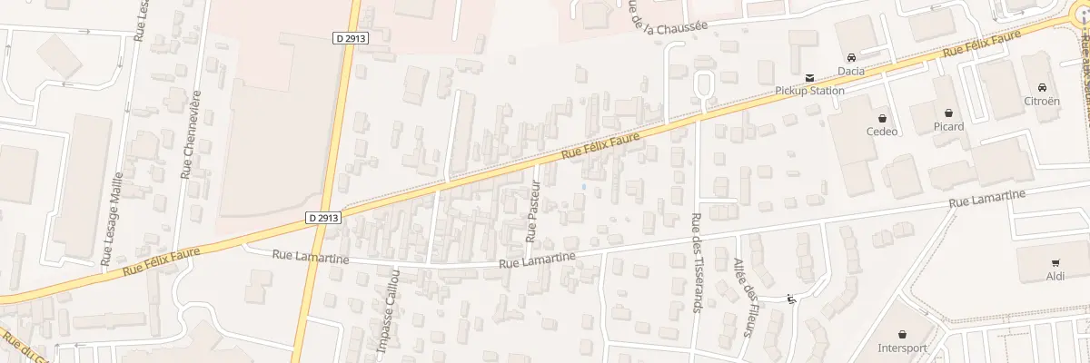 Plan du 12 Rue Pasteur à Caudebec-lès-Elbeuf