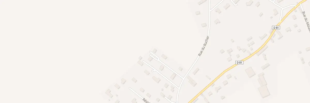 Plan du 17C Rue du Rucher à Vraiville