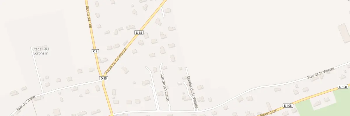 Plan du 145E Rue de la Villette à Auppegard