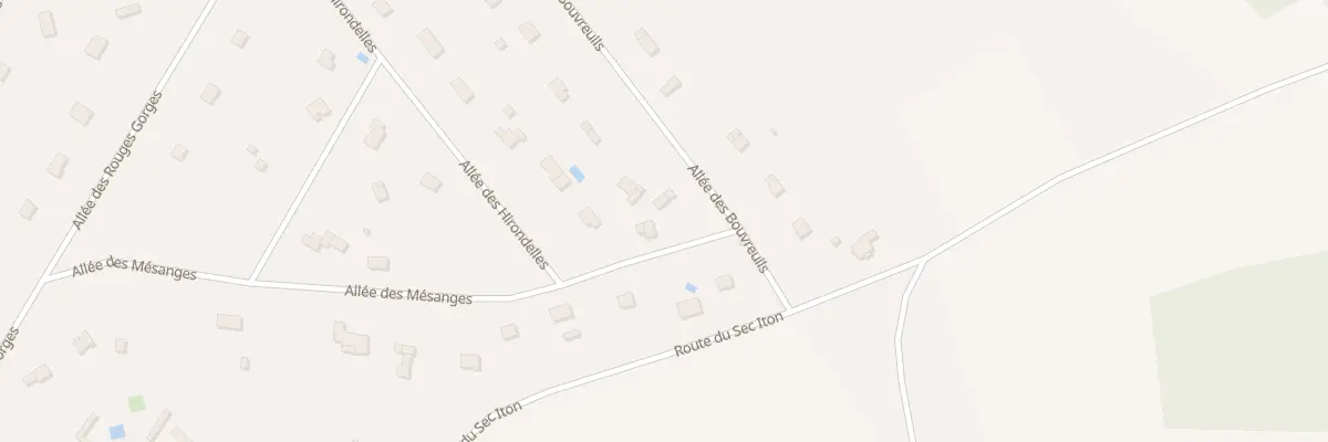 Plan du 42 All des Mesanges au Val-Doré