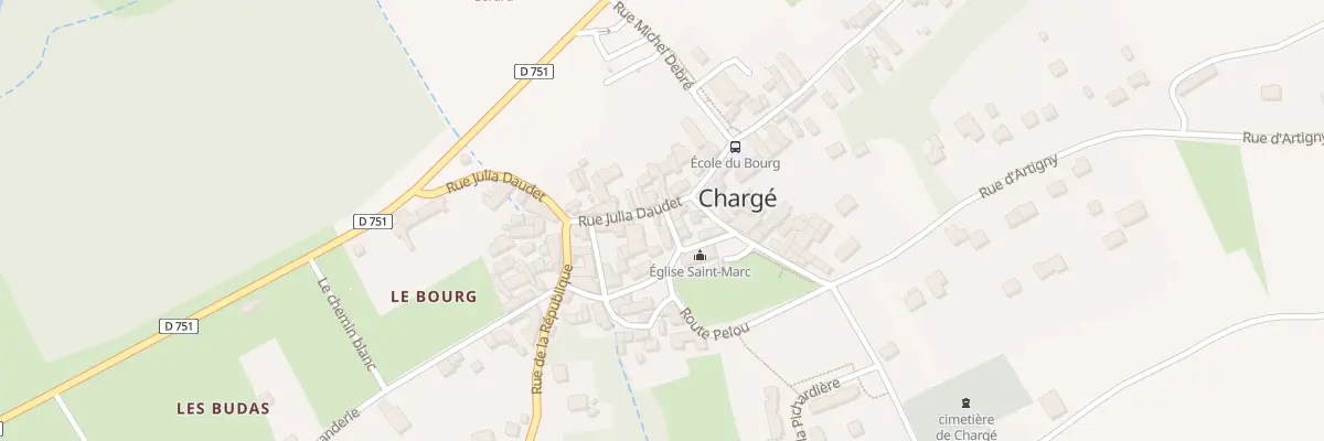 Plan du 1 Rue Julia Daudet à Chargé